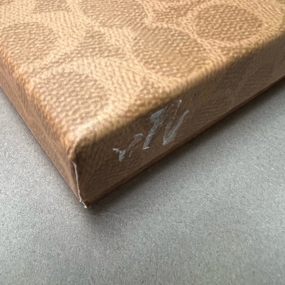 Coach Corner Zip Wristlet in Signature Canvas with Stripe (box included) - Picture 8 of 11